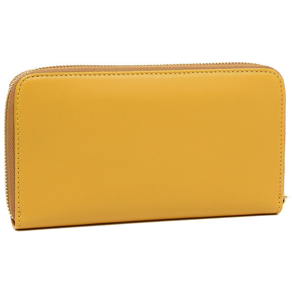 2017年秋冬新作 クロエスーパーコピー 財布 CHLOE 3P0290 889 BCX LEATHER BOW LONG ZIPPED WALLET 長財布 CURRY YELLOW